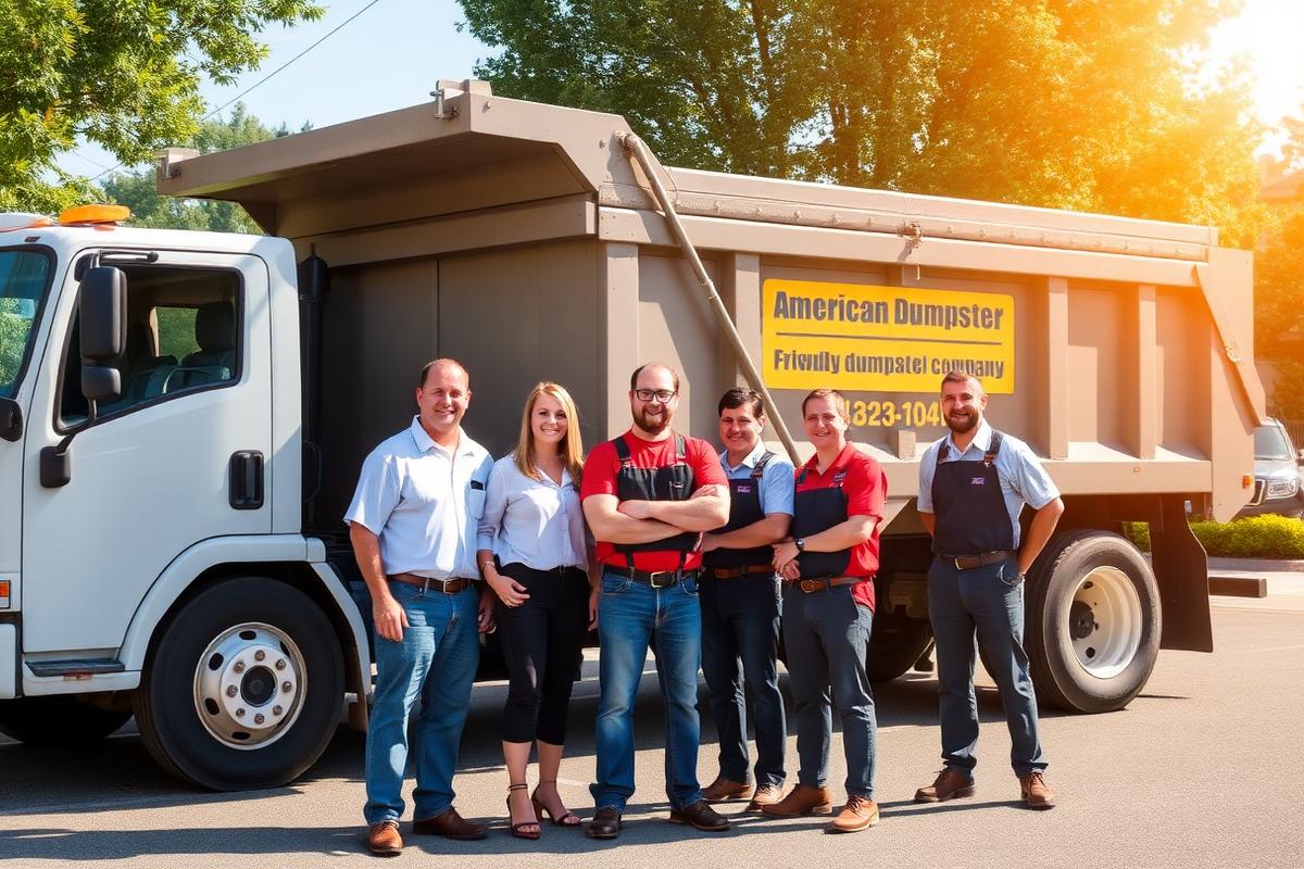 The Heatherivo Co. dumpster rental team
